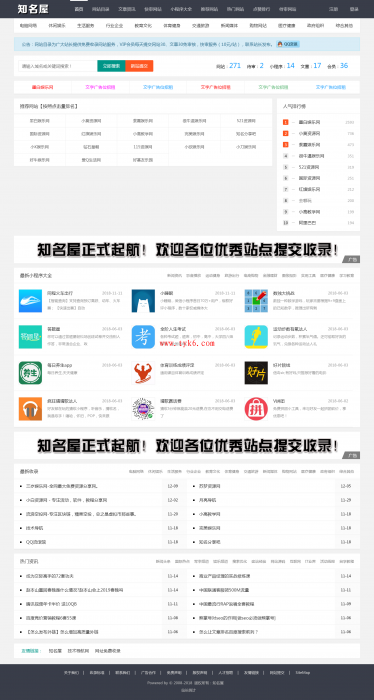 最新帝国CMS目录导航网整站源码-星来资源网