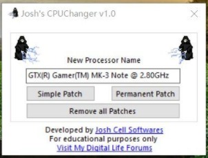 电脑CPU名称修改装逼工具-星来资源网