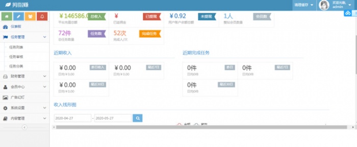 价值588元的Thinkphp框架拇指赚点赞任务平台源码 对接第三方支付点赞任务平台-星来资源网