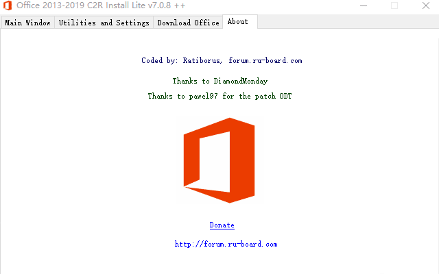 2020 Office部署工具—-Office 2013-2019 C2R Install 7.0.8 正式版+单文件版-星来资源网