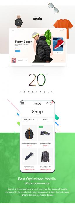 WordPress主题Nexio v1.0.7 时尚服装WooCommerce商店主题-星来资源网