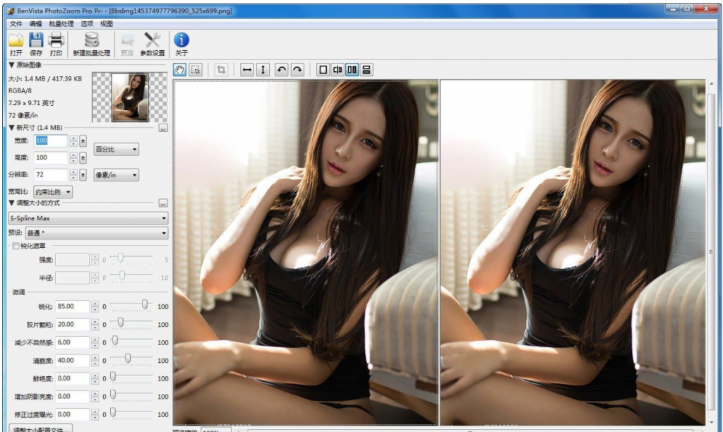 PhotoZoom破解专业版-图像无损放大工具-星来资源网