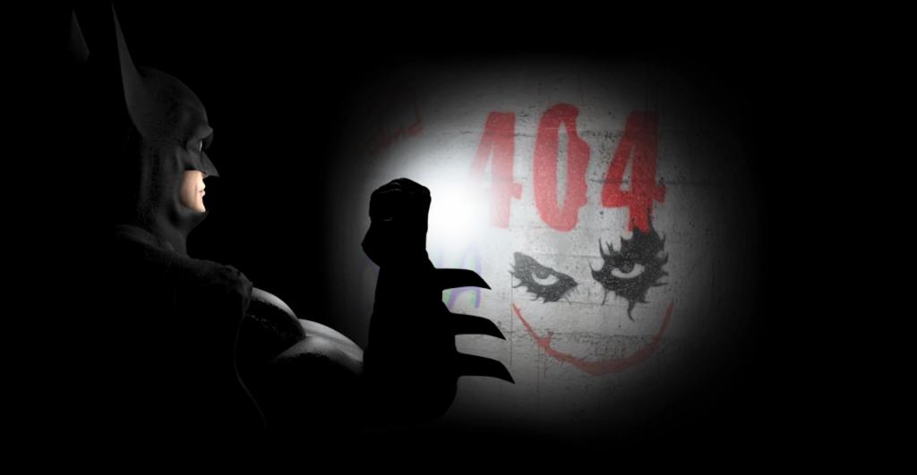 创意黑色蝙蝠侠/小丑404页面源码-星来资源网