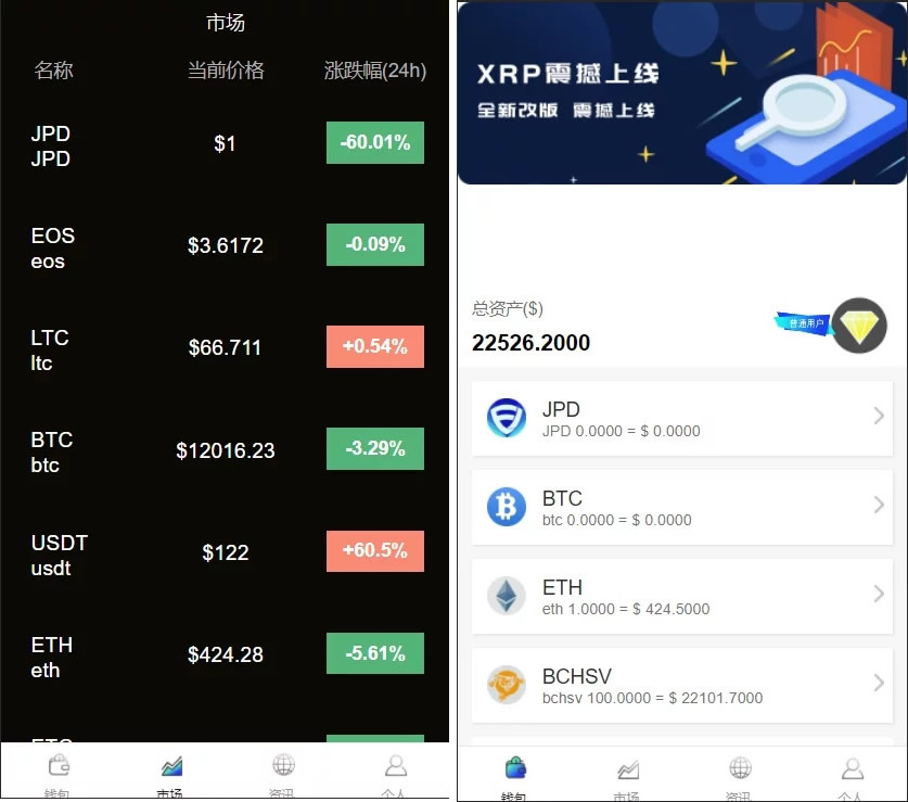 多币种区块链交易所 / 存取功能齐全 / 最新价格走势-星来资源网