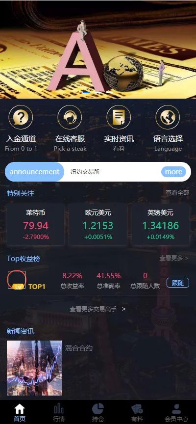 【玖胜第三版】二开玖胜/多语言/免费API线/资讯已对接/K线已修复/时间点位双面盘-星来资源网