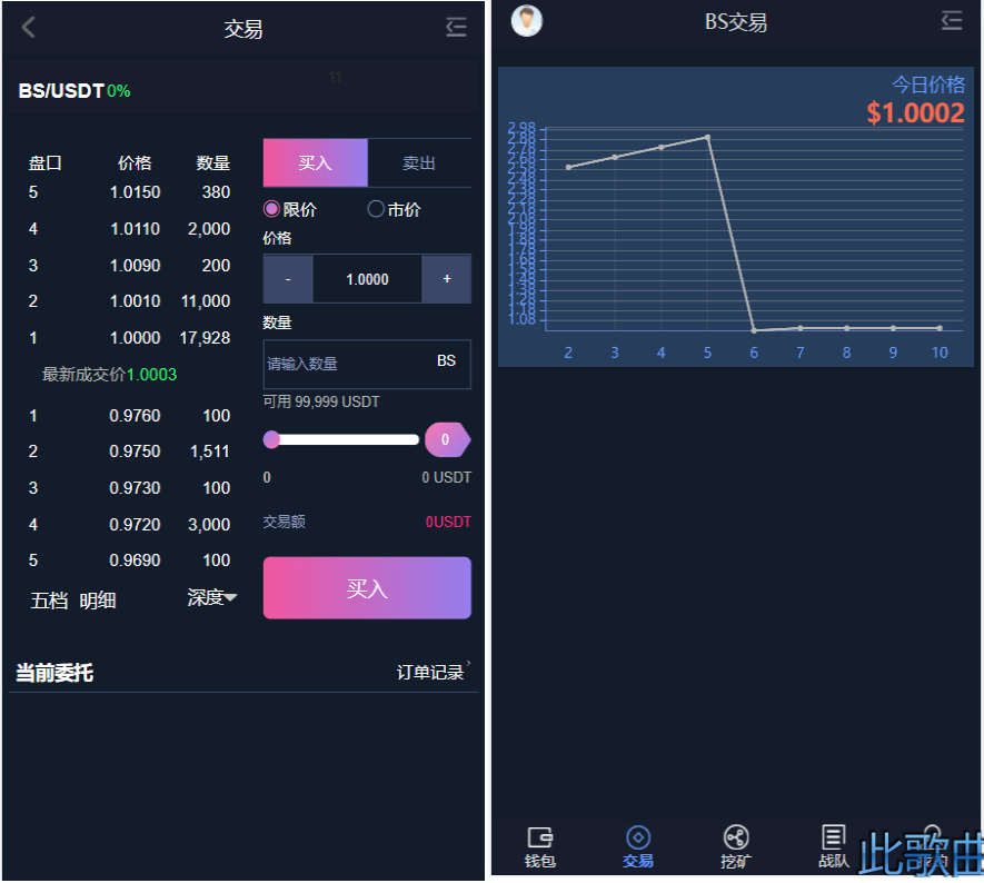 BS比特之星挖矿/交易源码-星来资源网