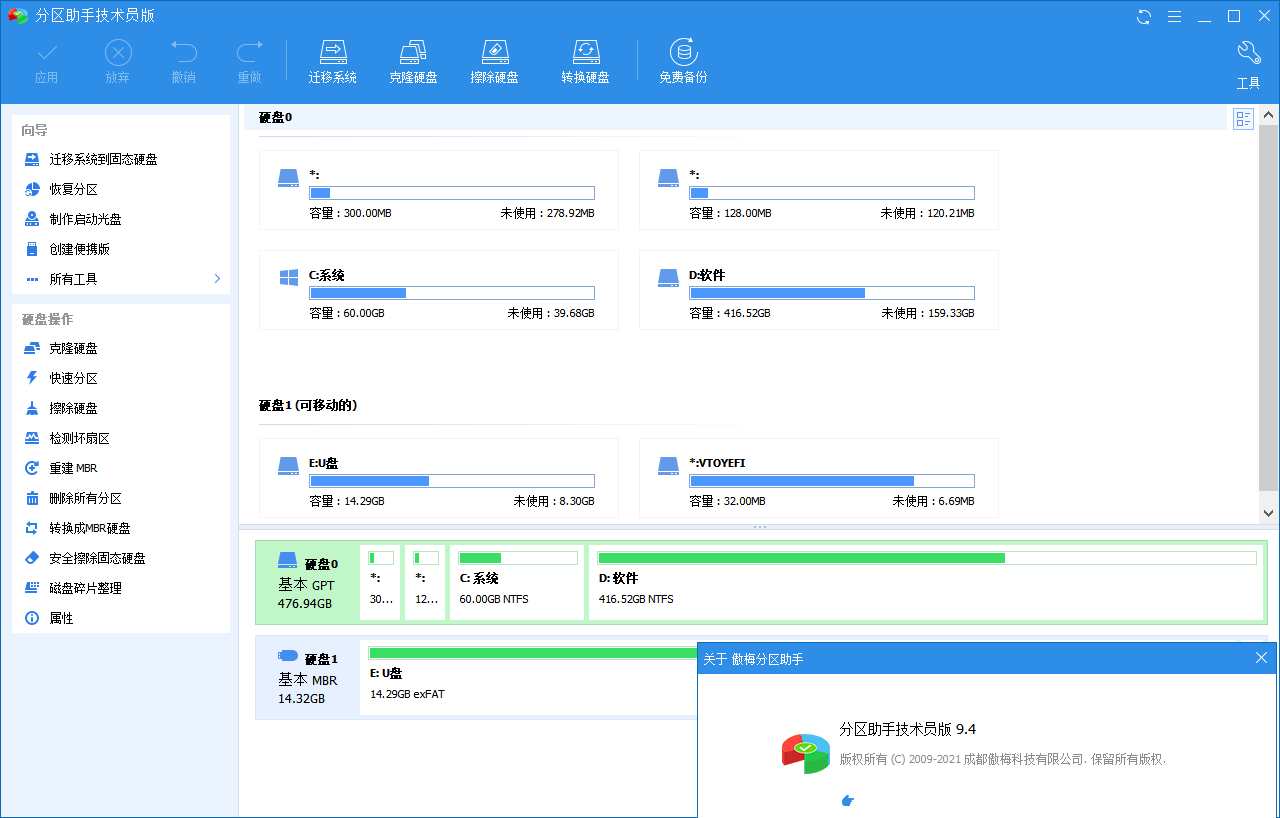 分区助手技术员v9.6.0特别版-电脑软件论坛-软件技术-星来资源网