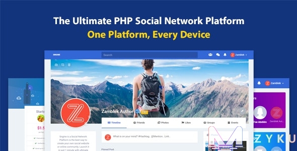 Sngine – 终极PHP社交网络平台 v3.4 带手机APP-星来资源网